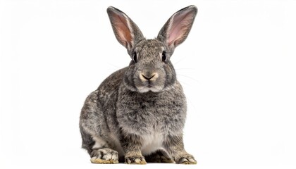 Obraz premium Grey rabbit portrait