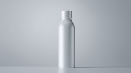 A sleek, modern bottle, minimalist design, conveys a sense of clean, simplicity, freshness, product, modern aesthetic.