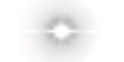 Vector Lens Flare and Sunlight Overlay with Rays and Golden Glow, PNG Transparent