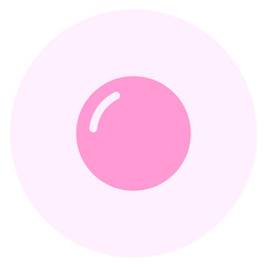 fried egg in bright neon color