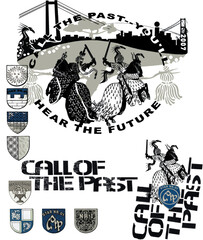 vector illustration of an apple tree