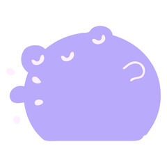 frog in bright neon color