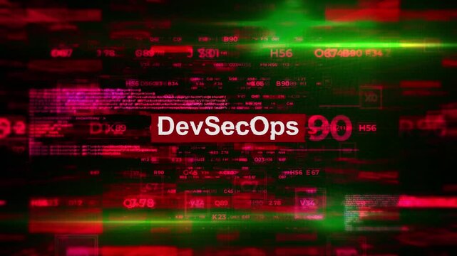 DevSecOps Words Related to Hacking HiTech Backgrounds