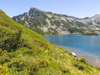 Obraz premium Landscape of Popovo Lake at Pirin Mountain, Bulgaria