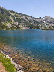 Landscape of Popovo Lake at Pirin Mountain, Bulgaria