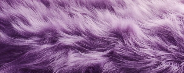 Fototapeta premium Fluffy violet fur texture background, soft and dreamy, pastel aesthetic