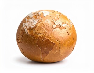 Earth bread globe