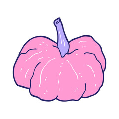 cartoon squash in bright neon color