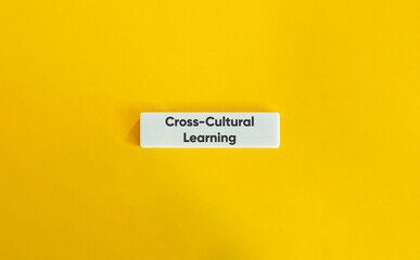 Cross Cultural Learning Concept on Yellow Minimalist Background