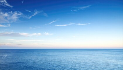 Obraz premium Blurry ocean and sky