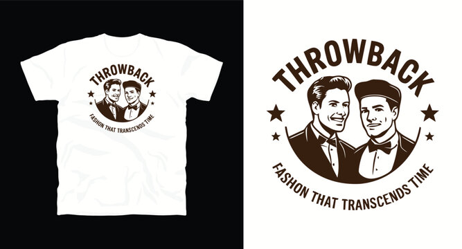 Throwback motivational graffiti typography vector t-shirt design