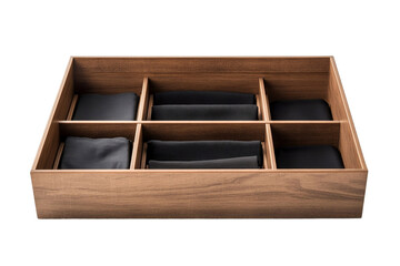 Foldable dividers for organized clothing drawers