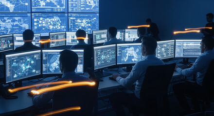 The power of digital technology with a focus on a software engineer utilizing a computer with lines of code, data analysis, and AI algorithms to improve business operations	