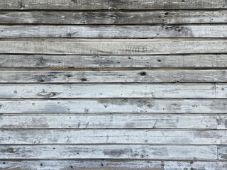 a wall built of old wood