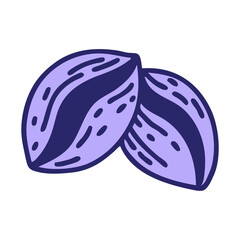 tattoo in traditional style of coffee beans in bright neon color