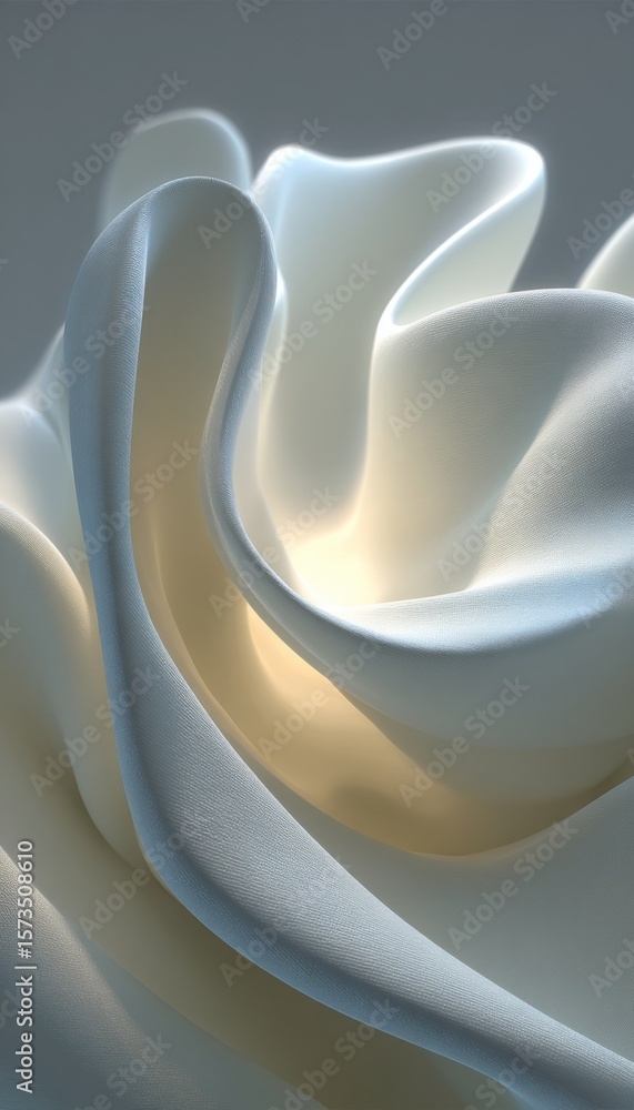 Poster elegant abstract beige tone waves background texture with gentle fluid art and soft wave patterns