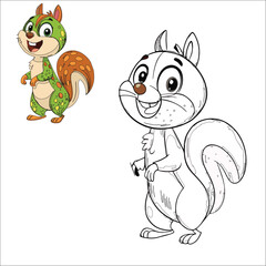 A high-quality, clean Artline illustration Phanther for a children's coloring book.A high-quality, clean Artline illustration for a children's coloring book.