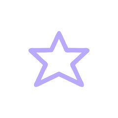 Obraz premium star shape symbol icon in bright neon color