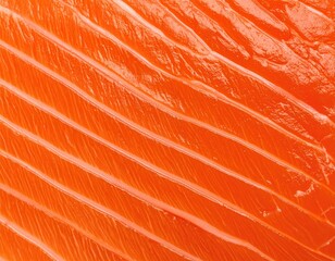 Close-up salmon fillet texture