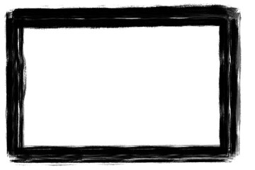 ink frame container on transparent background