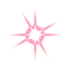 Pink radial light burst with transparent background
