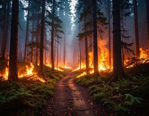 Forest fire path (2)
