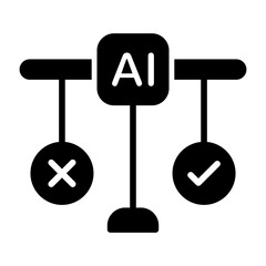 Ai Ethics Solid Style Icon