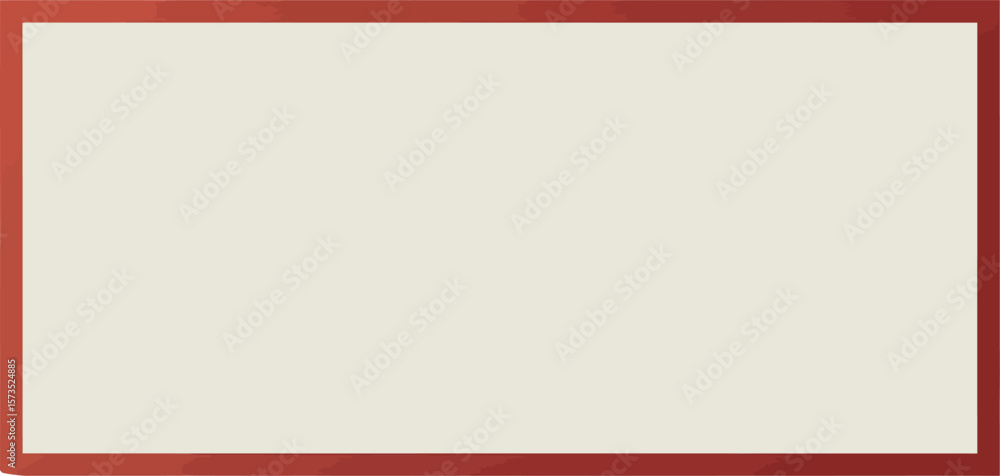 Poster rectangular beige and brown frame vector with simple minimalist design and neutral tones for graphic