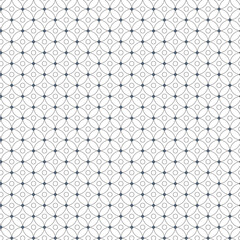 Fototapeta premium Customizable Repeatable Recolorabale Overlapping Intricate Geometric Line Pattern Vector Art