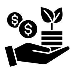Microloan  Icon Element For Design

