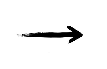 Arrow grunge vector. Doodle, hand drawn arrow grunge vector.