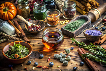Witchs Spell Ingredients Like Eye Of Newt Herbs
