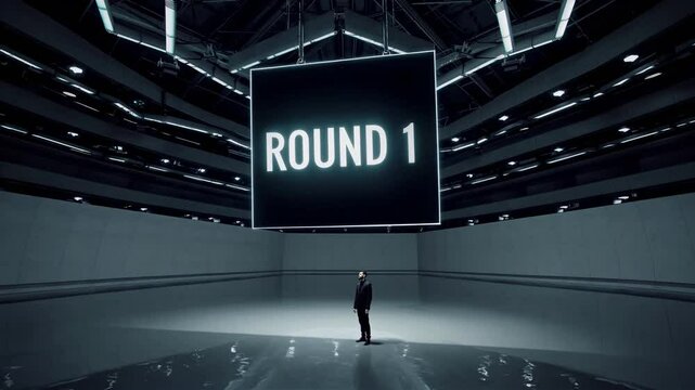 D&eacute;but d&rsquo;un combat dans une ar&egrave;ne num&eacute;rique &ldquo;ROUND 1&rdquo;