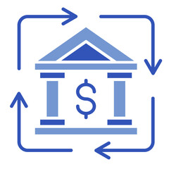 Inclusive Banking  Icon Element For Design
