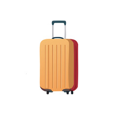 Luggage Travel Ticket  Icon Isolated on a Transparent Background 