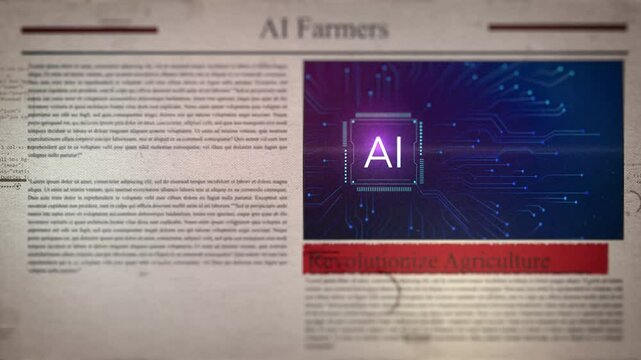  AAI Farmers Revolutionize Agriculture newspaper-style headline titles