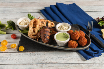 Tasty Mediterranean Grilled Platter