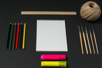 Art-Filled Creative Workspace for Projects