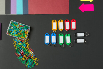 Colorful Organization Tools for Creative Workspace