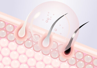 Vitamin hair oil serum