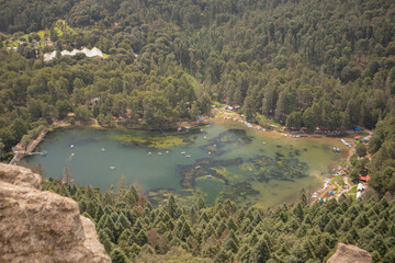 viewpoint of El Cedral in Mineral del Chico, Hidalgo, Mexico