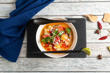 Flavorful Tropical Dish Served Elegantly in a Bowl