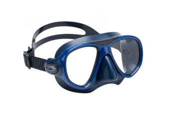 Isolated Illustration of Blue Diving Mask Snorkeling Equipment Sport Gear