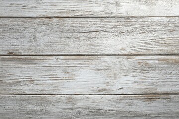 Fototapeta premium Rustic weathered white wooden planks with natural grain detail