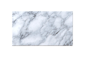 A white marble tile with black lines