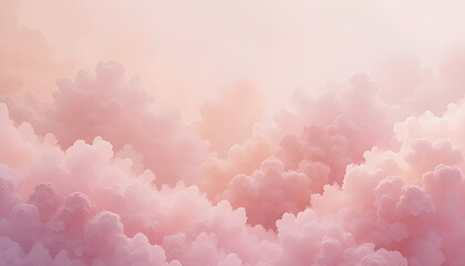 Fototapeta premium pink background with clouds