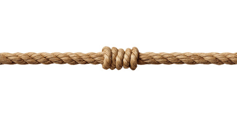 A rope with knots tied in it