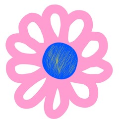 vector illustration of a flower