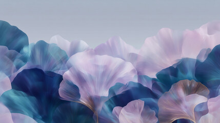 abstract wallpaper flowers leaves autumn