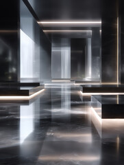 Architecture Interior Abstract black tones